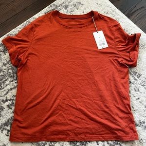 NWT A New Day roll cuff rust tee